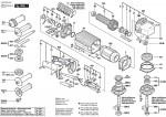 Bosch 0 602 330 034 ---- flat head angle sander Spare Parts